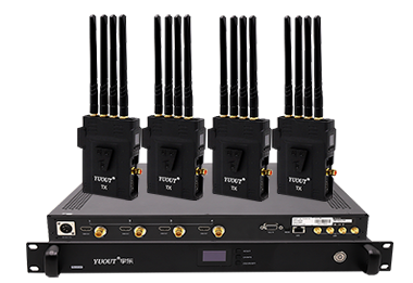 機(jī)架式一拖四無(wú)線(xiàn)圖傳